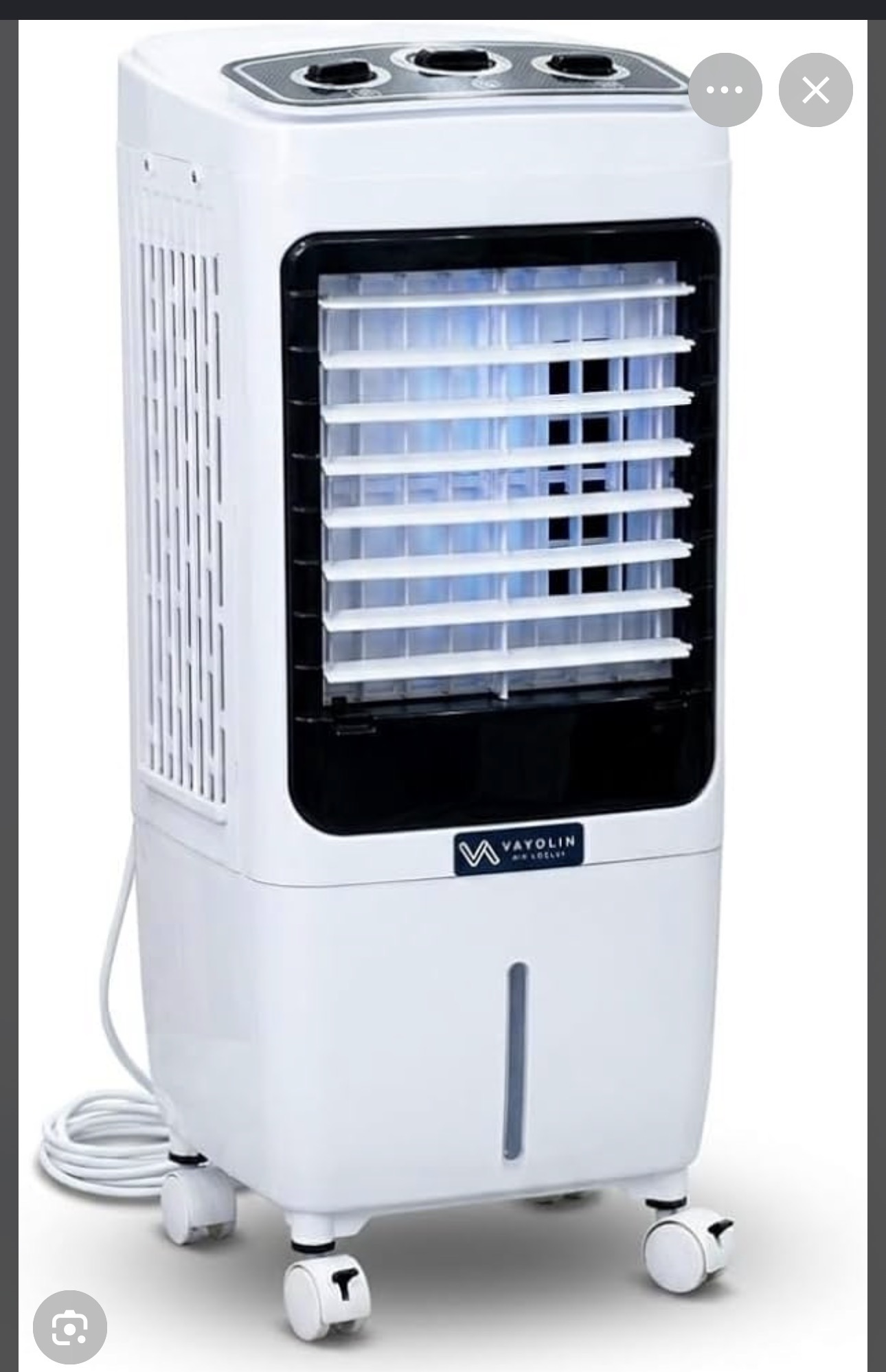 Vayolin White Air Cooler