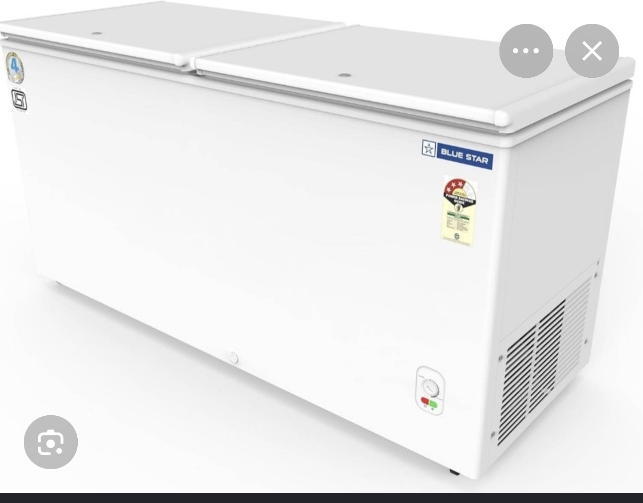 Blue Star Double Door Chest Freezer