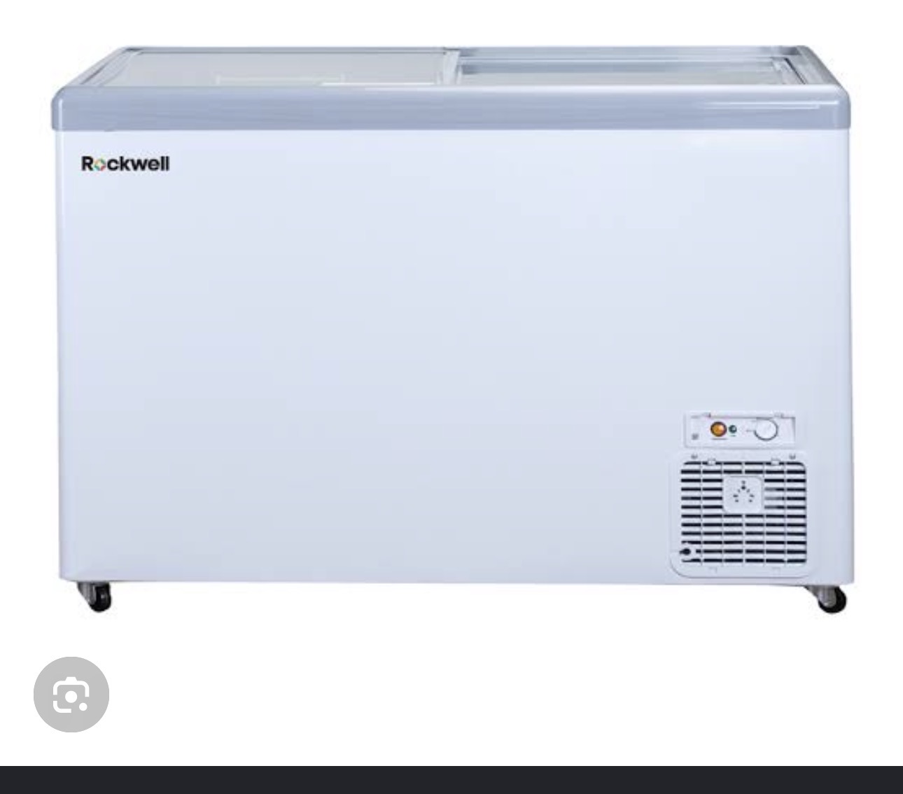 Rockwell Wide Glass Top Chest Freezer