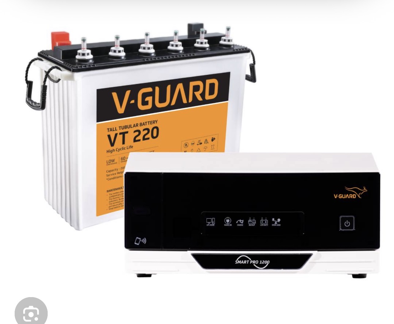 V-Guard Smart Pro 1200 with VT 220 Battery