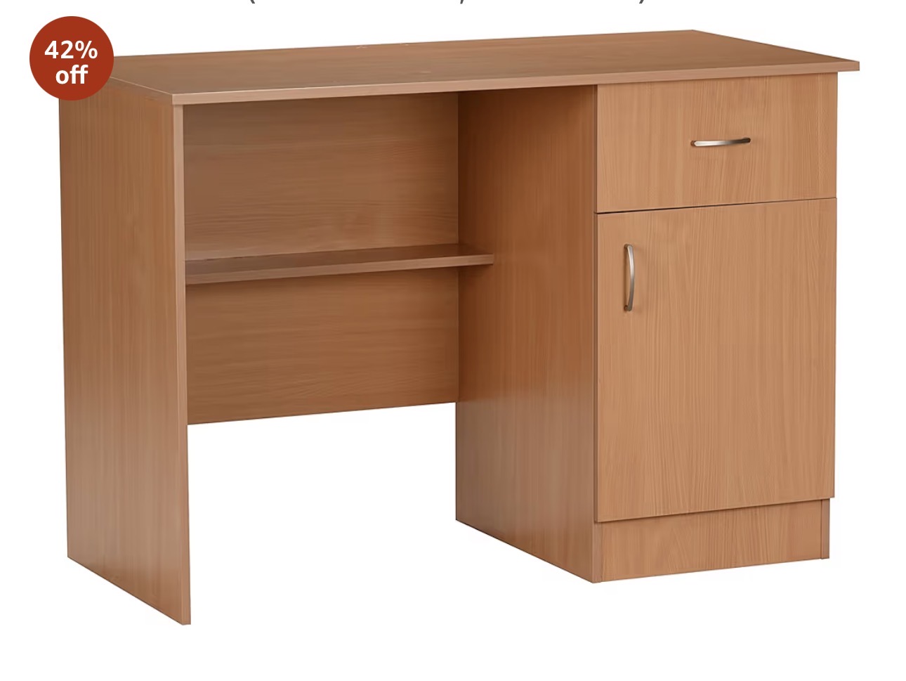 Compact Oak Office Table